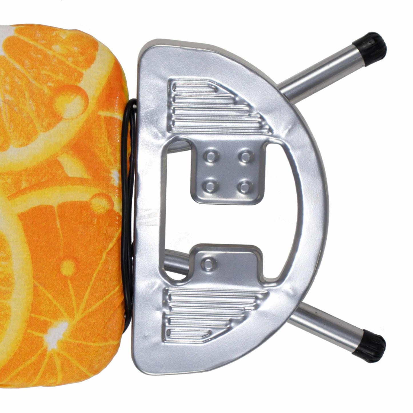 Masa de calcat cu cadru metalic si priza, marrone / ZLN 2258