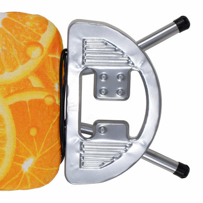 Masa de calcat cu cadru metalic si priza, marrone / ZLN 2258