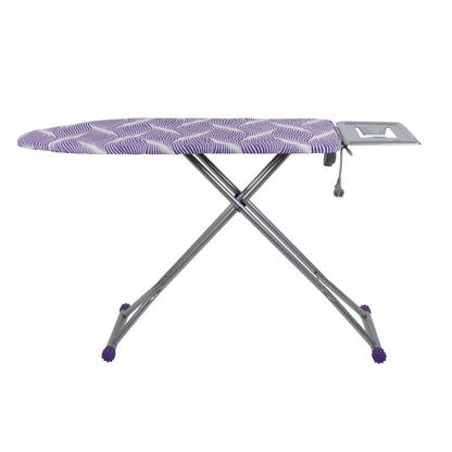 Masa de calcat cu cadru metalic si priza, blu / ZLN 4535