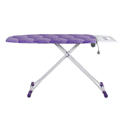 Masa de calcat cu cadru metalic si priza, bianco / ZLN 3482