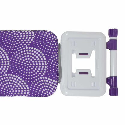 Masa de calcat cu cadru metalic si priza, bianco / ZLN 3482