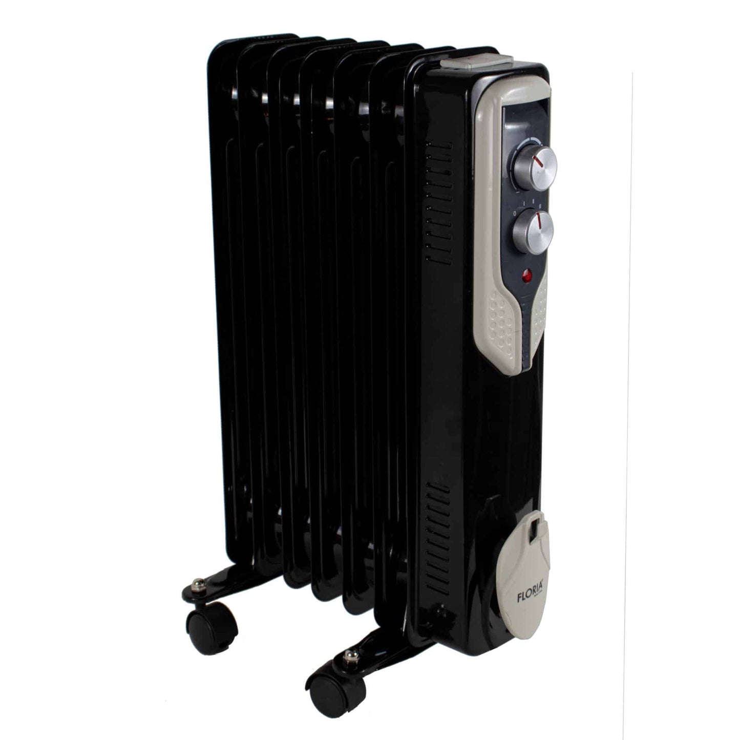 Calorifer electric Floria, 1500 W, 7 elementi, Negru / ZLN 3642