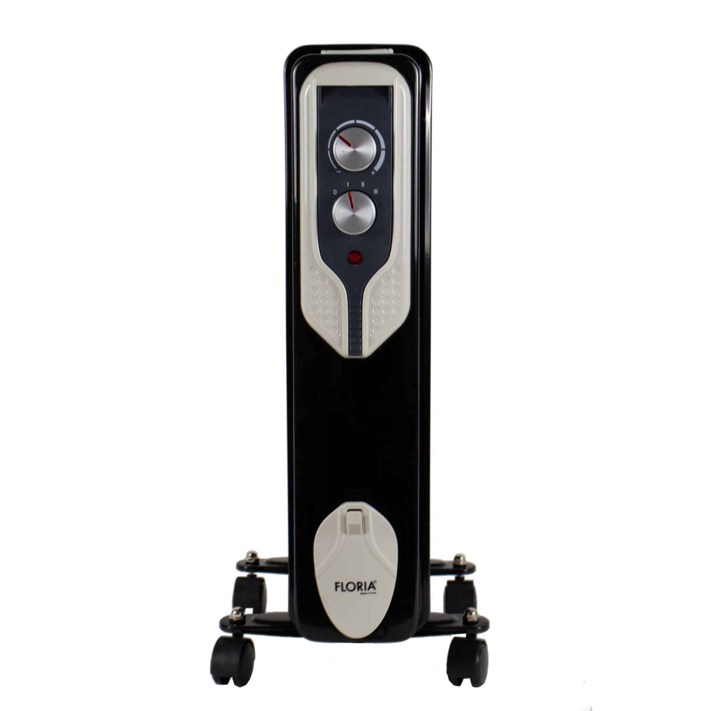 Calorifer electric Floria, 1500 W, 7 elementi, Negru / ZLN 3642