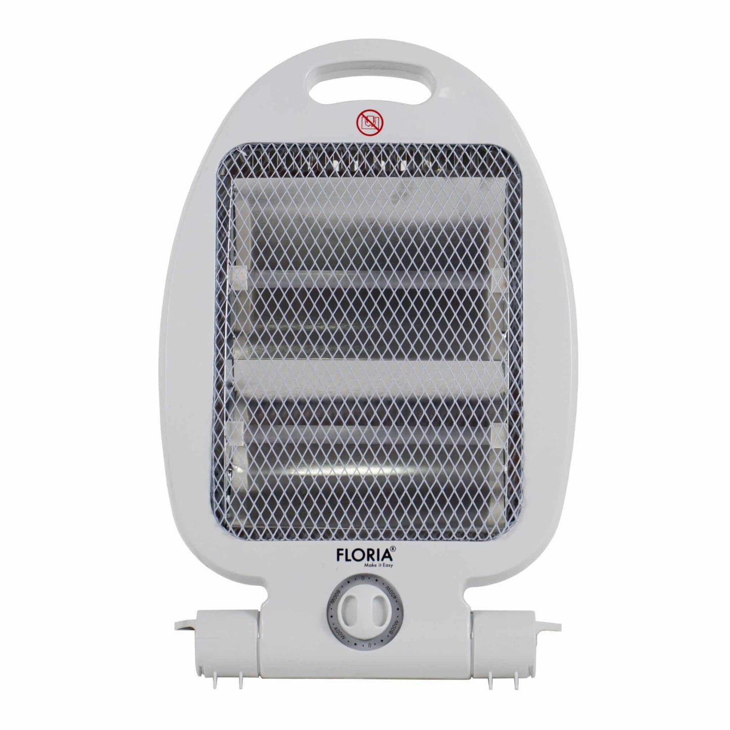 Radiator portabil cu 2 tuburi quartz, 2 trepte de incalzire, sistem protectie impotriva rasturnarii, 800W / ZLN 8380