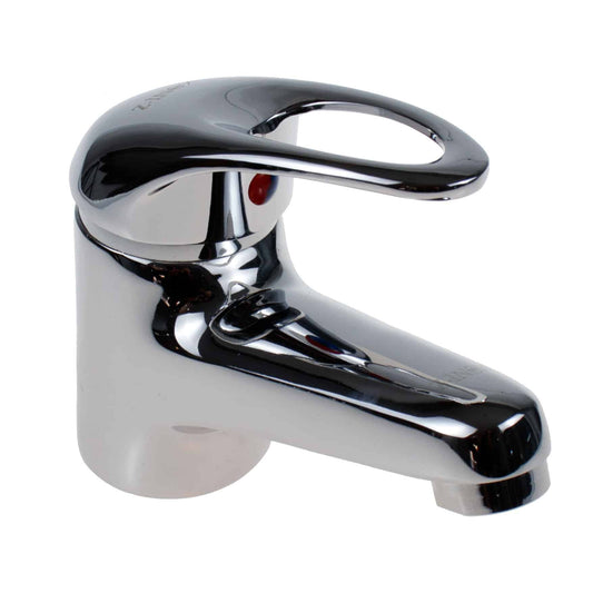 Baterie lavoar baie, inox, Zilan, monocomanda cu ventil, cartus ceramic 40 mm / ZLN 7727