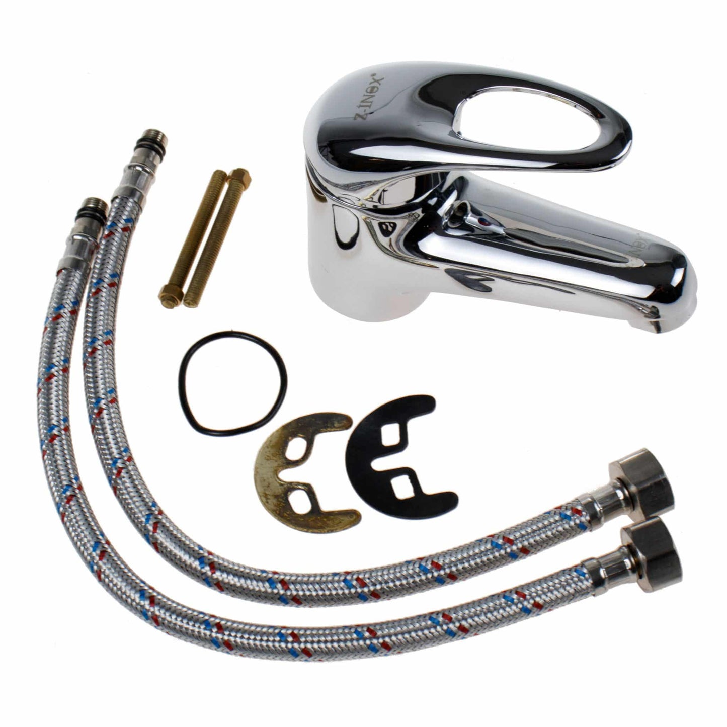 Baterie lavoar baie, inox, Zilan, monocomanda cu ventil, cartus ceramic 40 mm / ZLN 7727