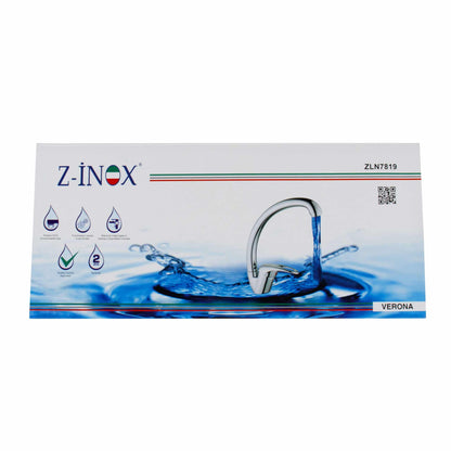 Baterie inox bucatarie, ZILAN, pipa lunga mobila lebada, monocomanda, cartus ceramic 40mm / ZLN 7819