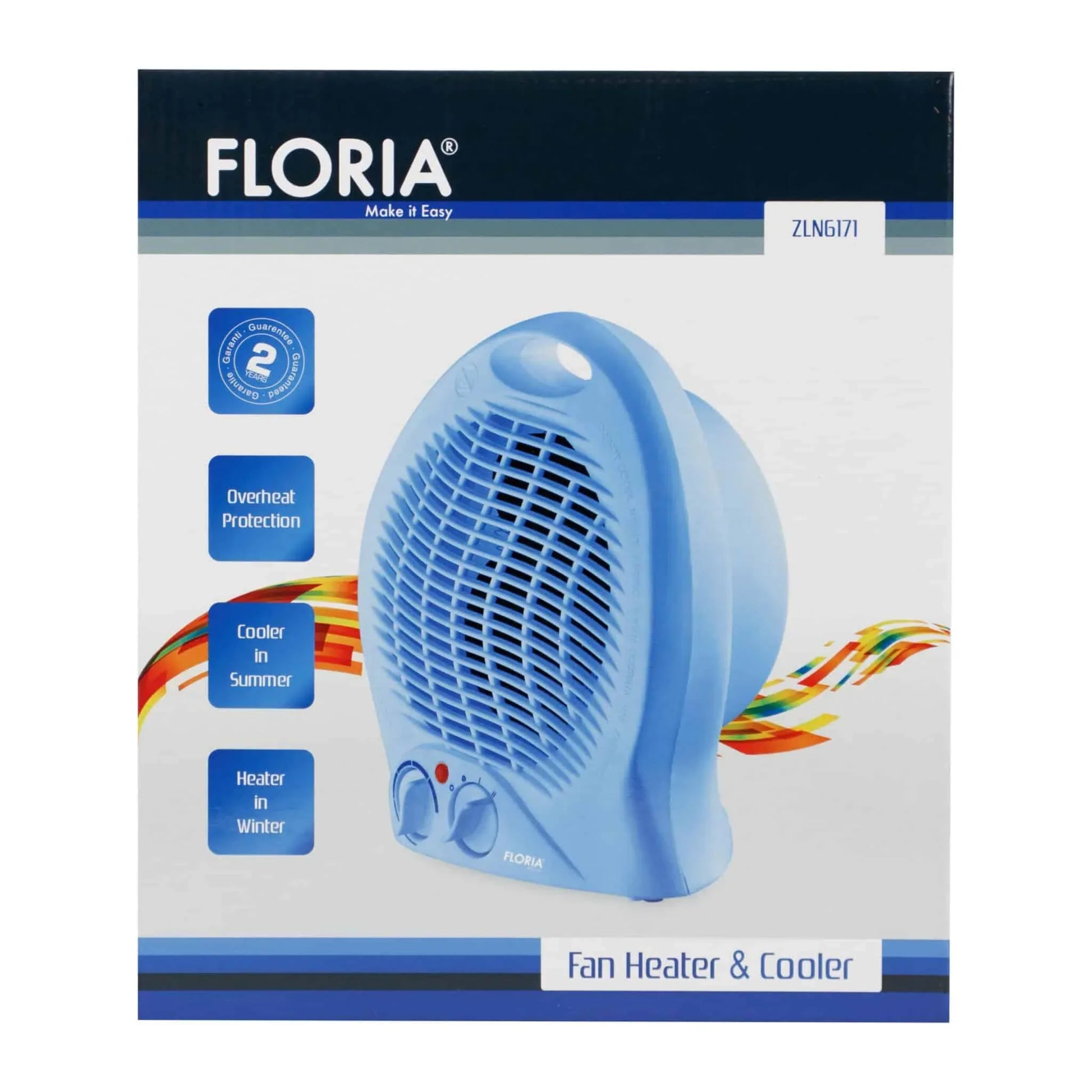 Aeroterma electrica,2 trepte putere 1000W/2000W / ZLN 6171 - 221.ro