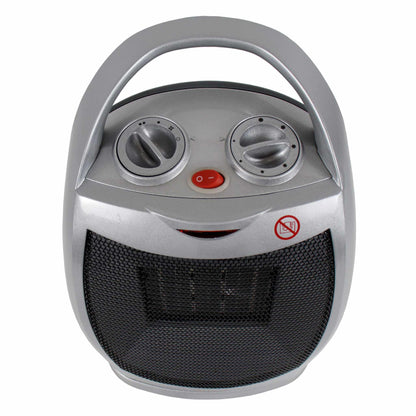 Aeroterma Ceramica, Putere 1500W, 2 trepte de reglare temperatura+aer rece, Termostat reglabil, Sistem siguranta impotriva rasturnarii / ZLN 6188