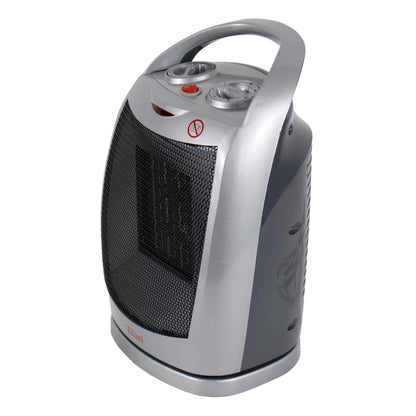 Aeroterma Ceramica, Putere 1500W, 2 trepte de reglare temperatura+aer rece, Termostat reglabil, Sistem siguranta impotriva rasturnarii / ZLN 6188