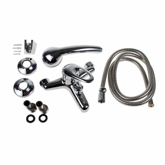 Baterie perete pentru cada, inox, monocomanda / ZLN 7710