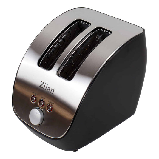 Prajitor de paine inox, 2 felii, 6 nivele de prajire, 1000 w / ZLN 2690