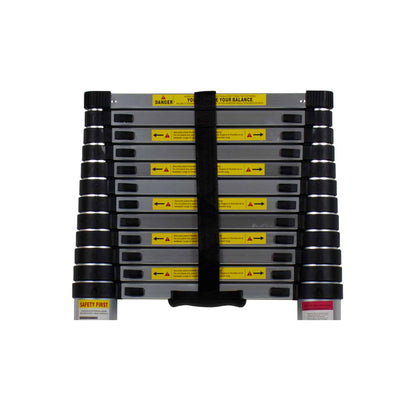 Scara telescopica de aluminiu, 1 tronson, 13 trepte, 3.8 m lungime / ZLN 3186