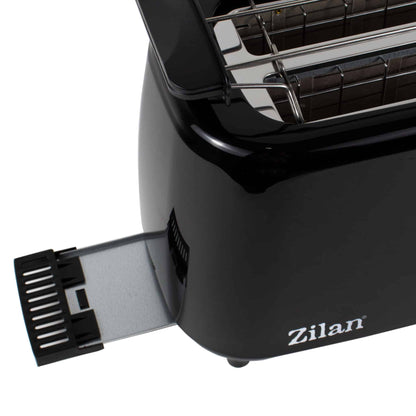 Prajitor de paine cu functie dezghetare, long slot, 4 felii, putere 1400 w, negru / ZLN 2713