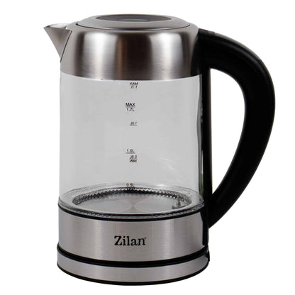 Cana fierbator electrica, Temperatura controlata digital, Iluminare apa led, capacitate 1.7L, putere 2200W / ZLN 3949