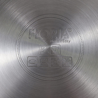 Cratita inox cu capac, diametru 25cm, capacitate 3L / ZLN 4106