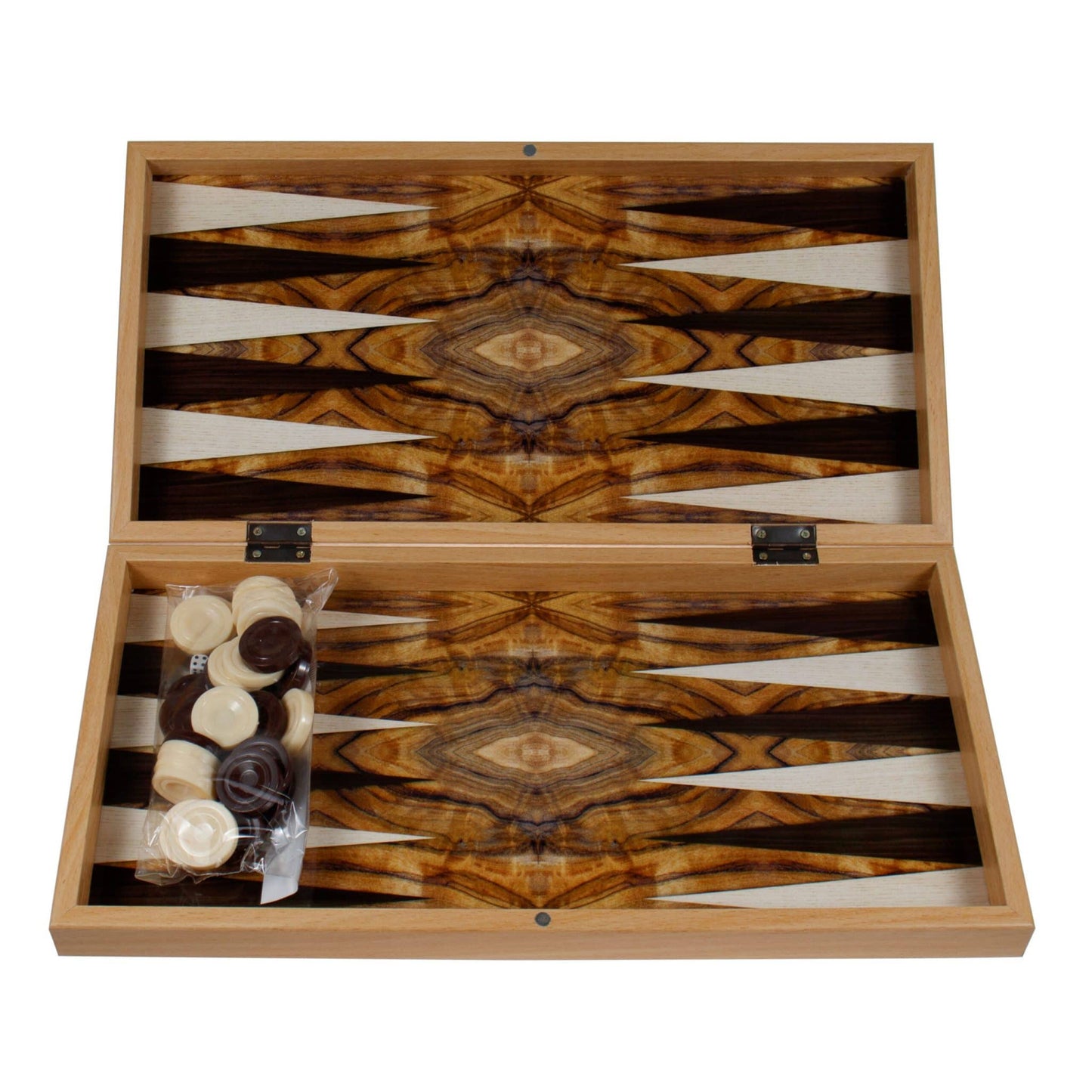 Joc de table din lemn lacuit  50x50 cm, olive / 987-1