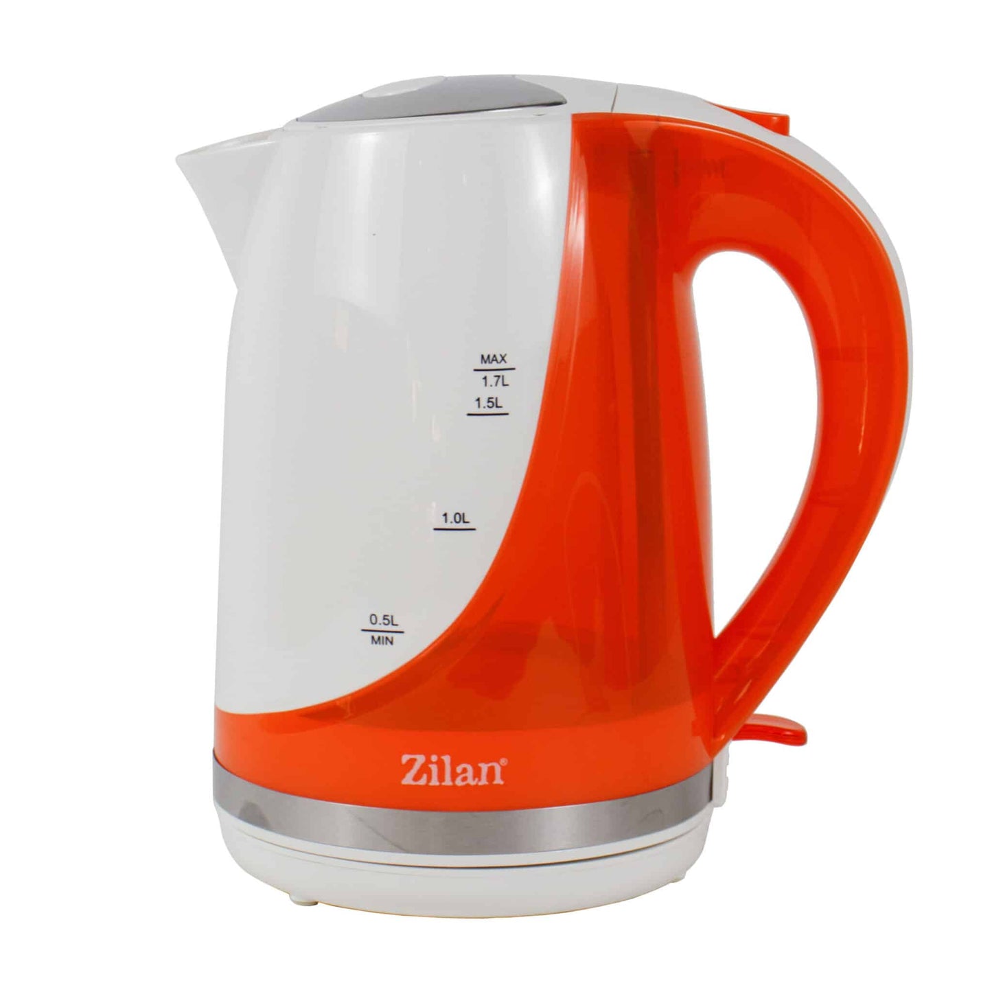 Cana fierbator electrica, capacitate 1.7L, putere 2200W, Alb-Portocaliu / ZLN 1303
