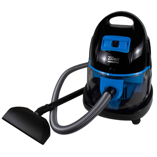 Aspirator cu aspirare uscata si filtrare apa, 1400 W, capacitate colectare 8 L, negru-albastru / ZLN 8945