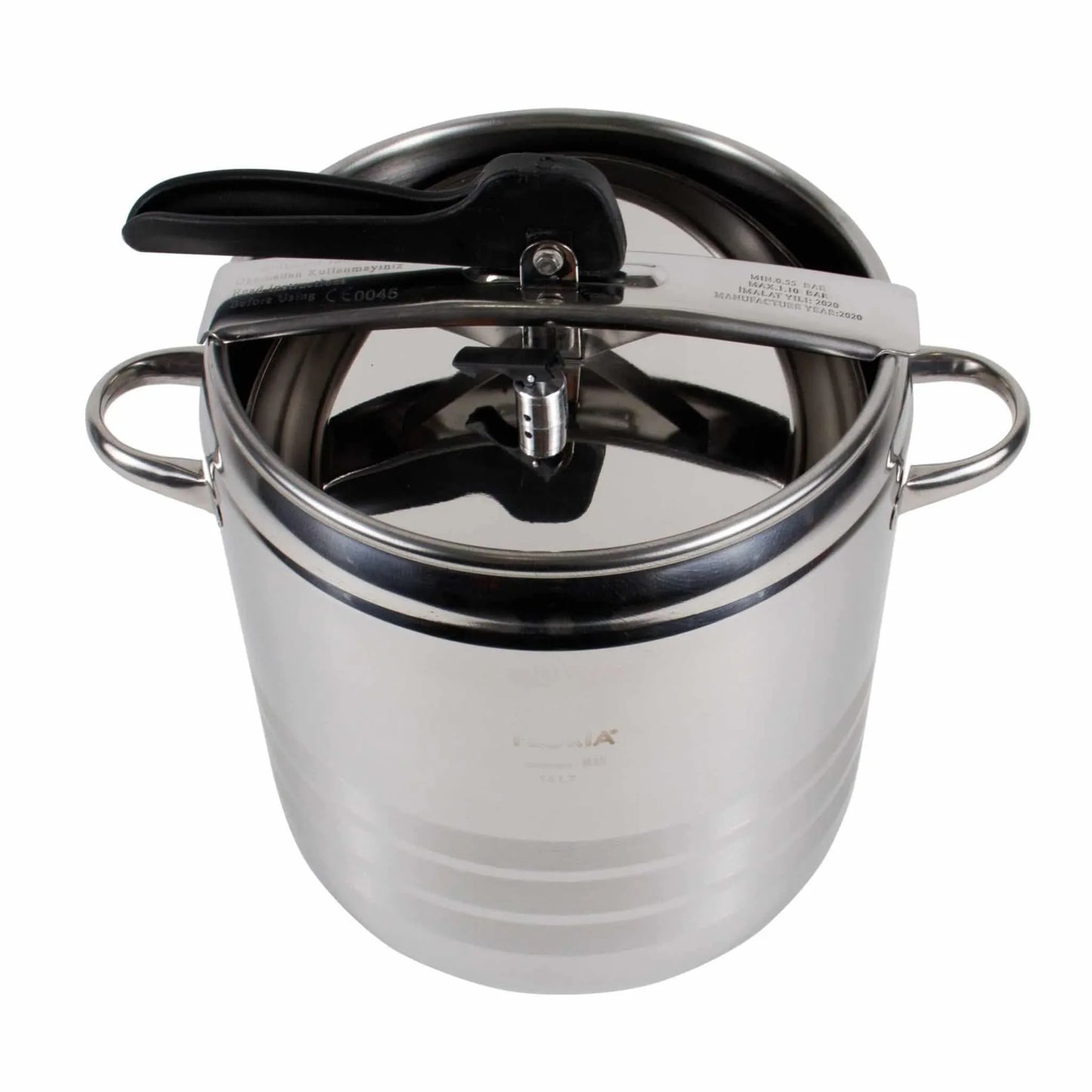 Oala sub presiune, inox cu capac, 14L / ZLN 6232 - 221.ro