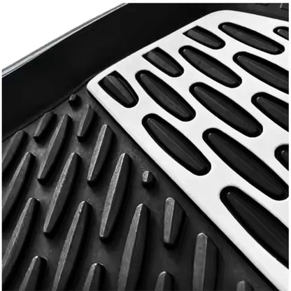 Covorașe Auto Universale TEAMCAR® Safir, Set 4 Piese, Negru/Argintiu, Tip Tavă, Adâncime 3 cm, Compatibil Hatchback, Sedan, SUV - 221.ro