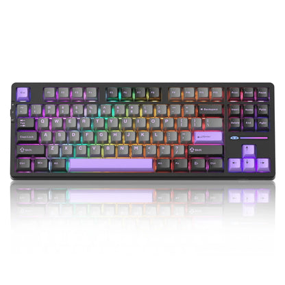 Tastatura Mecanica Gaming Timebox, 80%, Hot-Swap, Wireless, Gasket, Mov