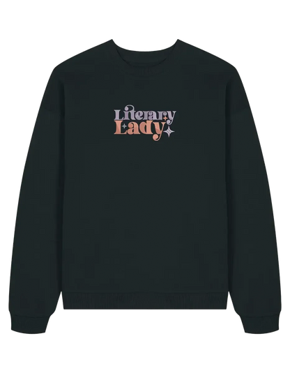 Lady sweatshirt bookish