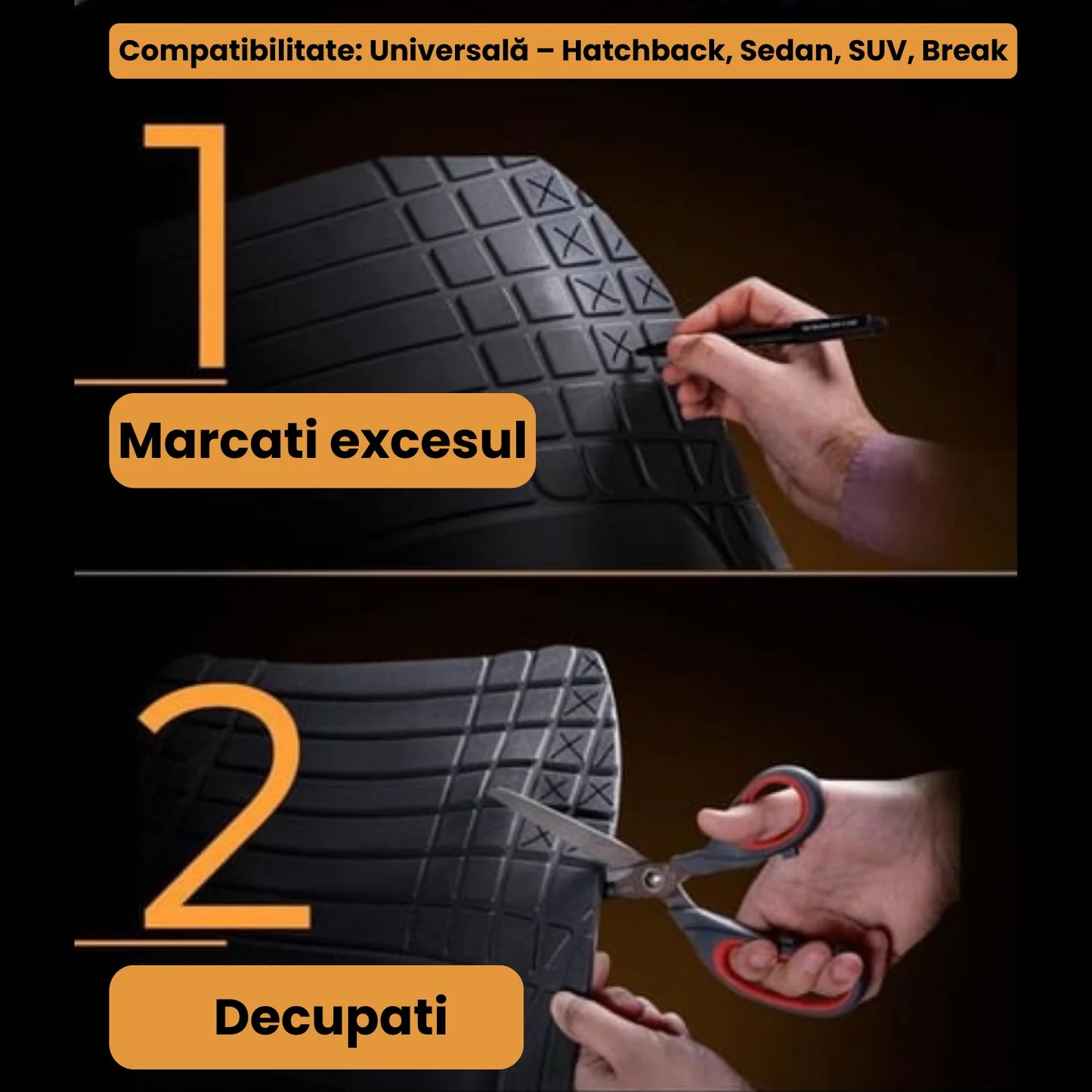 Covorase Mazda 6 Compatibile III 2012-2023 | Silver