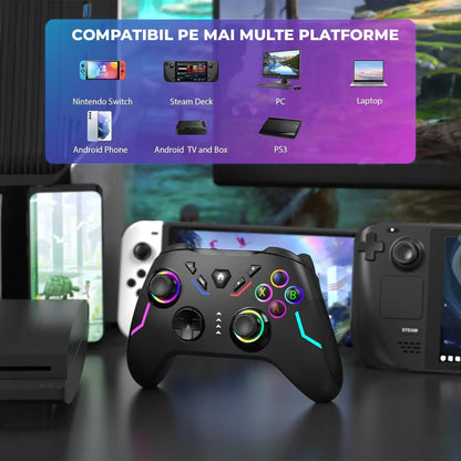Controller Wireless Timebox, Nintendo Switch si Steam Deck, Negru