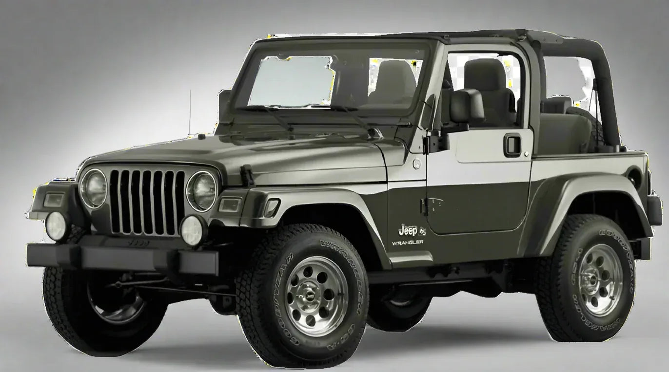Jeep Wrangler TJ Covorase Auto TeamCar® Tip Tavita Compatibile (1997–2006) Red - 221.ro