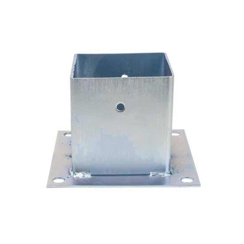 Suport grindă tip pahar 200x200, fixare beton, Universal, metalizat / EXT5583