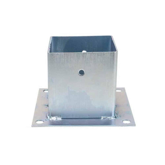 Suport grindă tip pahar 200x200, fixare beton, Universal, metalizat / EXT5583