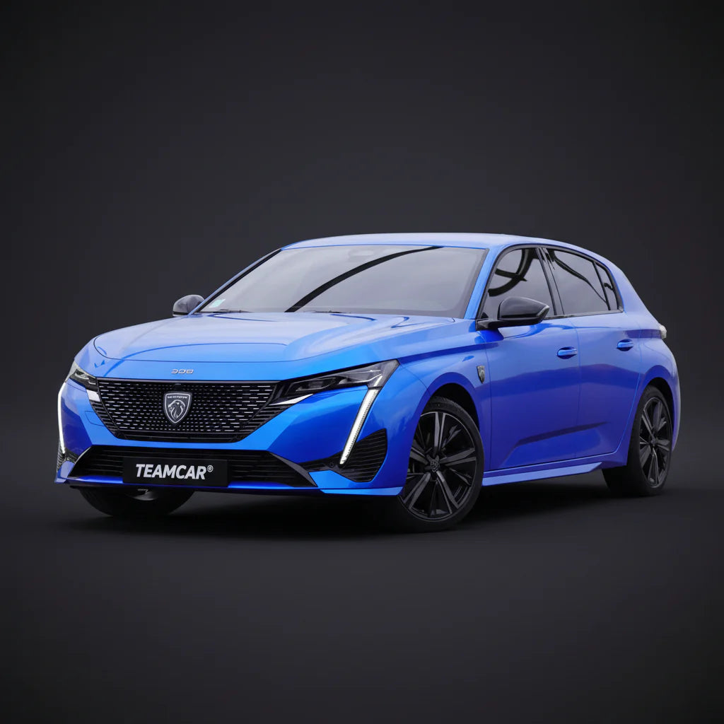 Covorase Auto Tip Tavita Compatibile Peugeot 308 III (P5: 2021–2025) Red