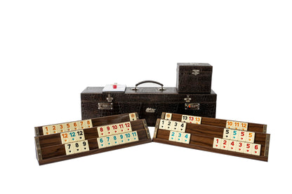 Joc remi din lemn masiv cu husa / ZTS 5473