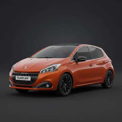 Covorase Auto Tip Tavita Compatibile Peugeot 208 (5 usi,2012-2015) Red