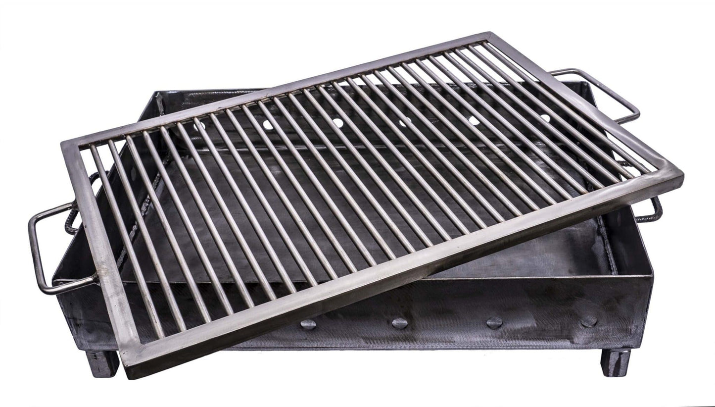 Gratar metalic pe carbuni cu sita din inox 60X40mm / ZTS 5484