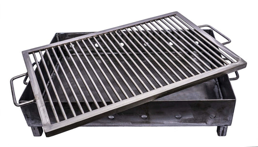 Gratar metalic pe carbuni cu sita din inox 60X40mm / ZTS 5484