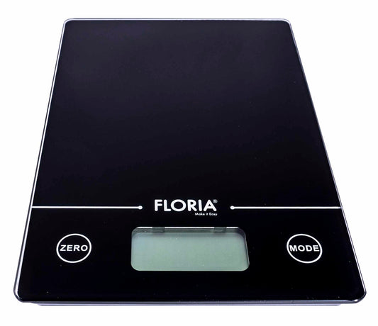 Cantar bucatarie digital, din sticla, 5kg, negru / ZLN1686