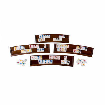 Joc de remi din lemn masiv, semirotund / ZTS 5509