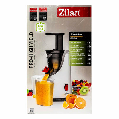 Storcator de fructe si legume, putere 200 W, recipient suc 600 ml, recipient pulpa 600 ml,  Functie Reverse / ZLN 4014