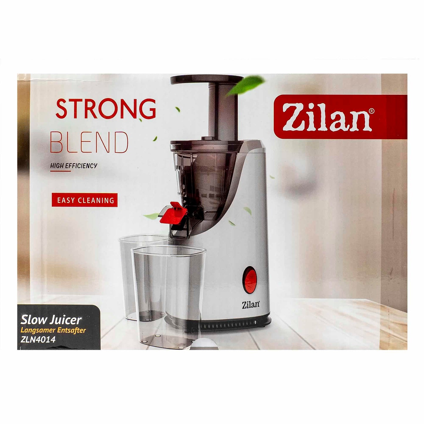 Storcator de fructe si legume, putere 200 W, recipient suc 600 ml, recipient pulpa 600 ml,  Functie Reverse / ZLN 4014