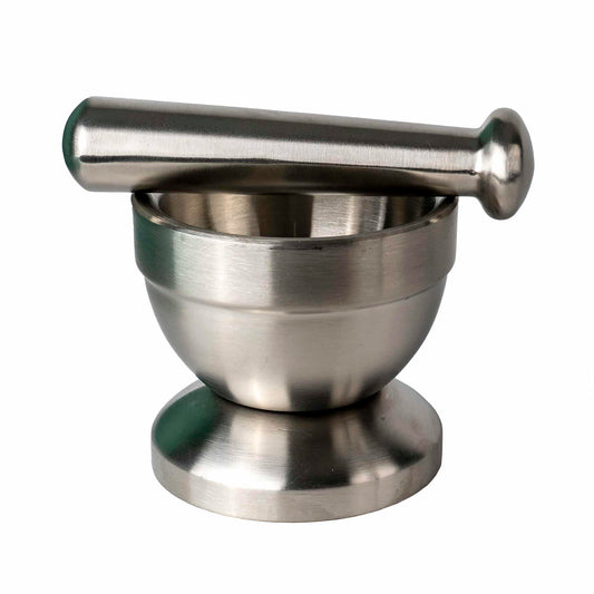 Mojar cu pistil, din inox, diametru 10 cm / ZLN 2645