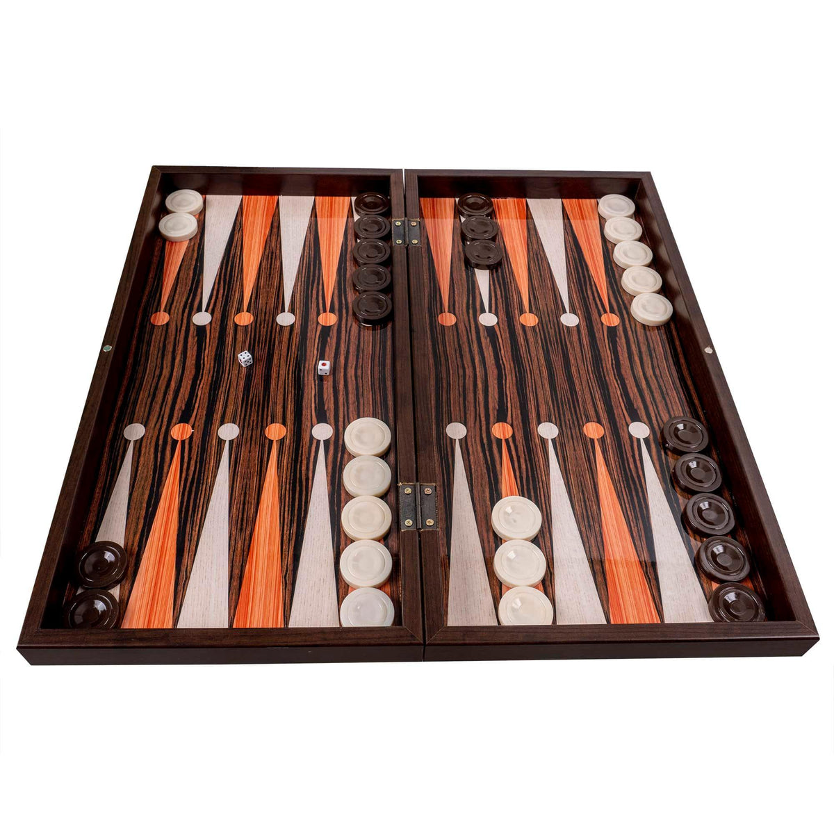 Joc de table din lemn lacuit 50x50 cm, abanoz / 987-6 - 221.ro