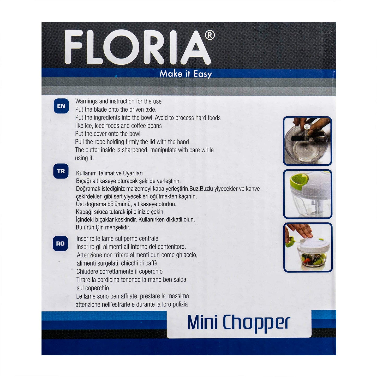 Mini-CHOPPER manual / ZLN 2607