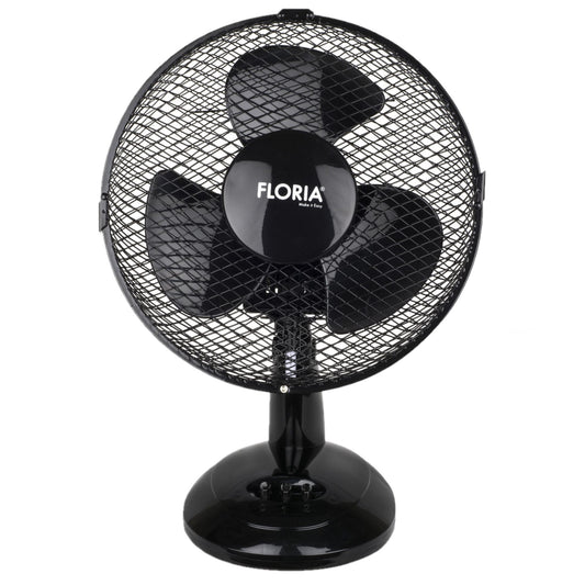Ventilator de birou Floria, Diametru 26 cm, Putere 25 W, 2 viteze, Functie oscilare / ZLN 1211
