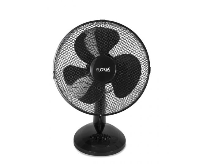 Ventilator de birou Floria , Diametru 34 cm, Putere 35 W, 3 viteze, Functie oscilare / ZLN 3383