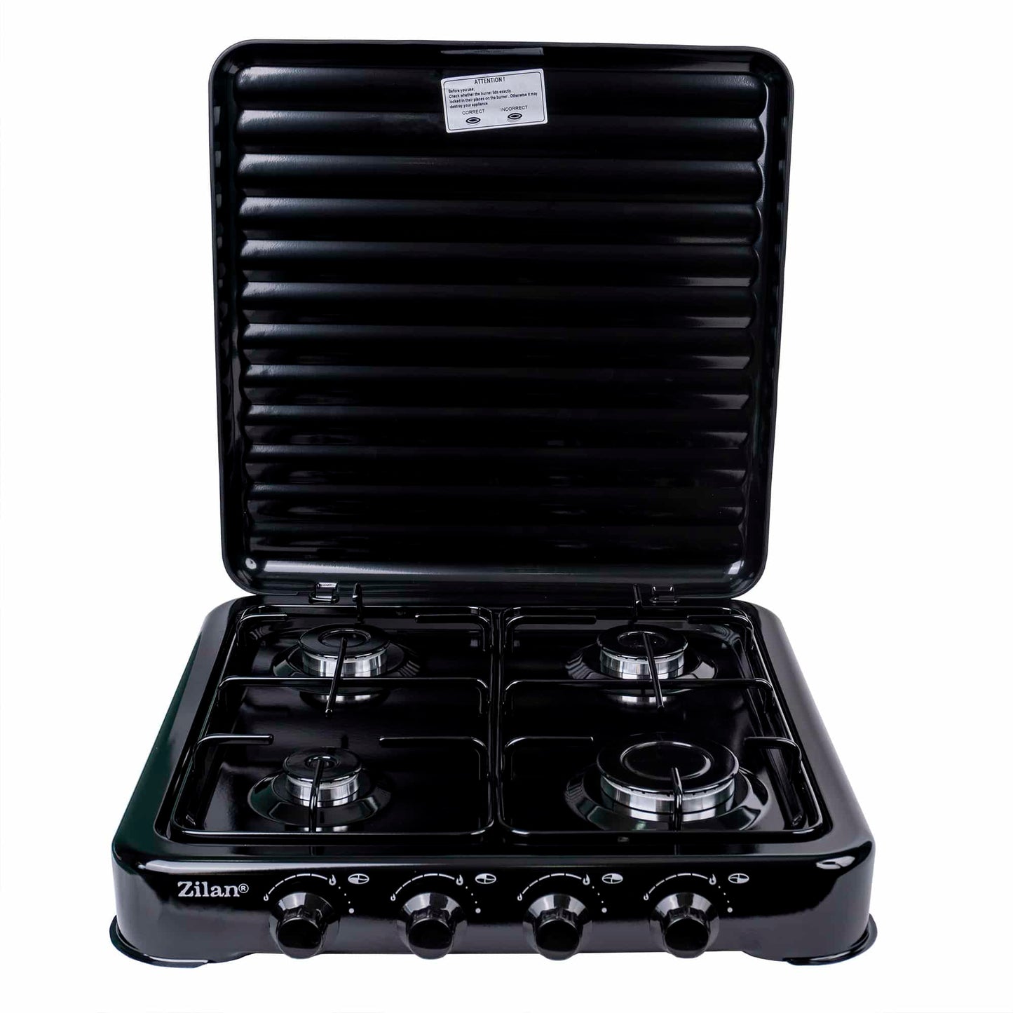 Aragaz 4 ochiuri, alimentare butelie, negru / ZLN 7079_1