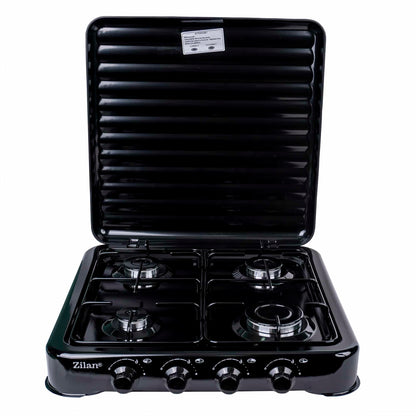 Aragaz 4 ochiuri, alimentare butelie, negru / ZLN 7079_1