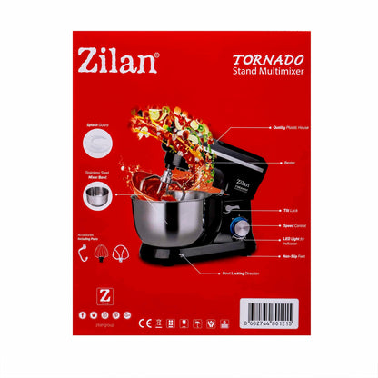 Mixer tornado cu bol, capacitate 4.5l, putere 1000W / ZLN 1215