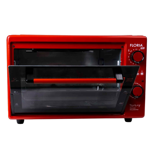 Cuptor electric, capacitate 40 litri, putere 1500W, gratar, tava inclusa, culoare rosu / ZLN 2898_R